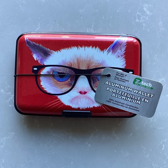 Grumpy Cat Aluminum Wallet, NWT - Picture 2 of 5